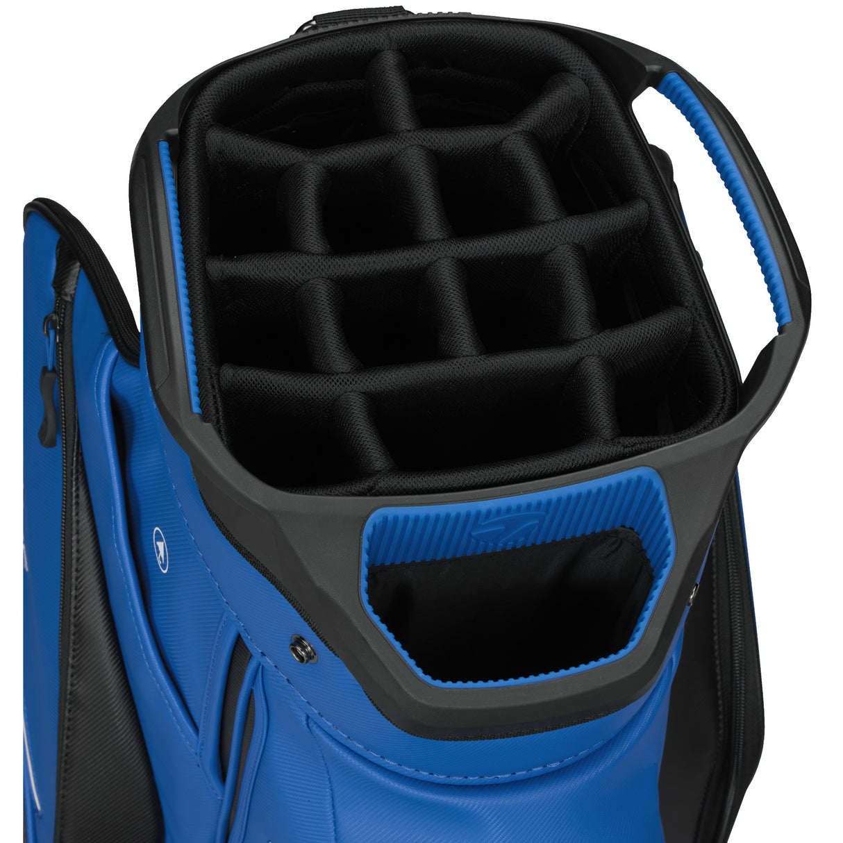 Taylor Made 2026 Deluxe Cartbag, Schwarz / Blau