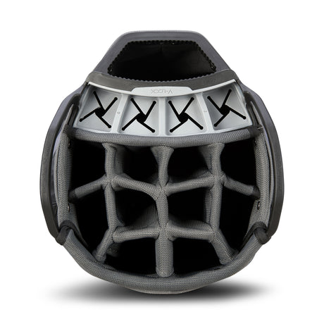 Big Max Dri Lite V-4 Waterproof Cartbag, Grau / Schwarz