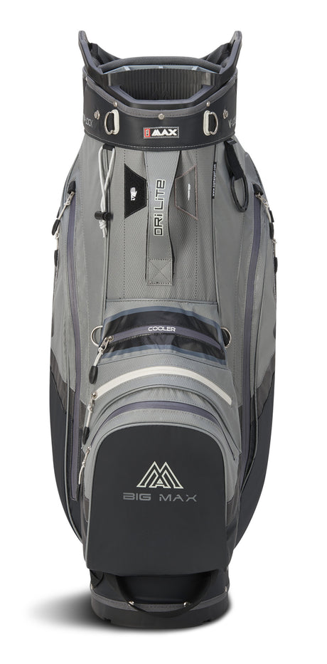 Big Max Dri Lite V-4 Waterproof Cartbag, Grau / Schwarz