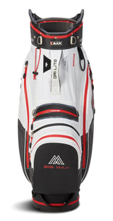 Big Max Dri Lite V-4 Waterproof Cartbag, Weiß / Schwarz / Rot
