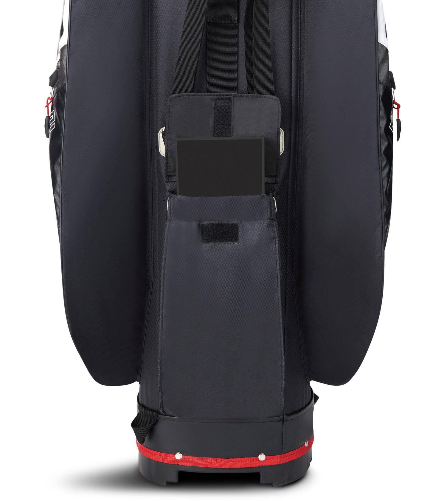 Big Max Dri Lite V-4 Waterproof Cartbag, Weiß / Schwarz / Rot