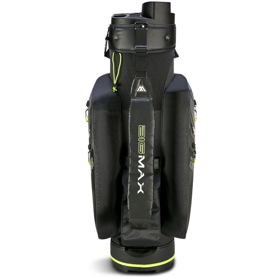 Big Max Aqua Silencio 4 Waterproof Cartbag, Dunkelgrün / Schwarz / Lime