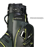 Big Max Aqua Silencio 4 Waterproof Cartbag, Dunkelgrün / Schwarz / Lime