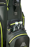 Big Max Aqua Silencio 4 Waterproof Cartbag, Dunkelgrün / Schwarz / Lime