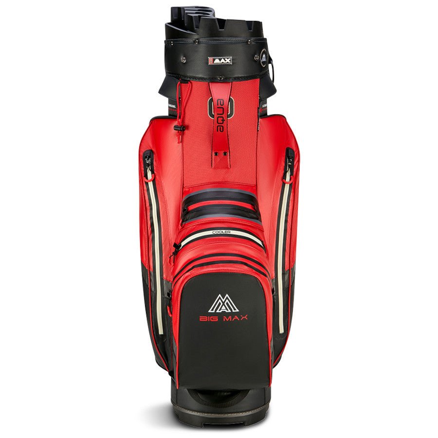 Big Max Aqua Silencio 4 Waterproof Cartbag, Rot / Schwarz - Golflaedchen.de