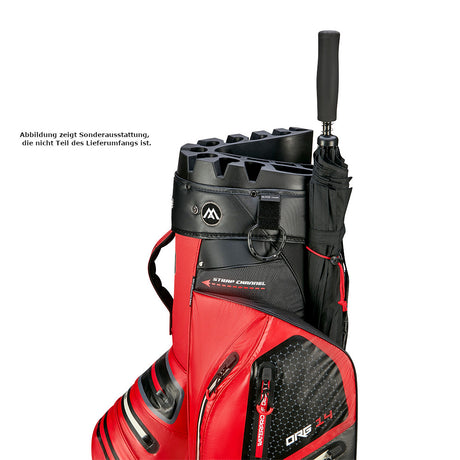 Big Max Aqua Silencio 4 Waterproof Cartbag, Rot / Schwarz