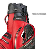 Big Max Aqua Silencio 4 Waterproof Cartbag, Rot / Schwarz - Golflaedchen.de