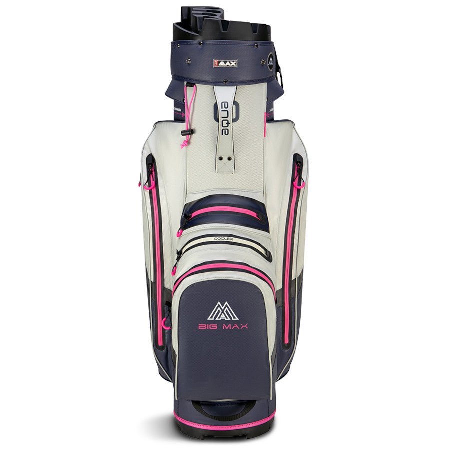 Big Max Aqua Silencio 4 Waterproof Damen Cartbag, Blau / Hellgrau / Fuchsia - Golflaedchen.de