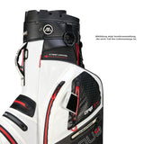 Big Max Aqua Silencio 4 Waterproof Cartbag, Weiß / Schwarz / Rot