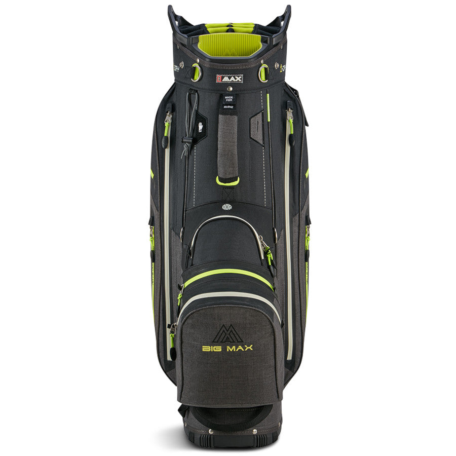 Big Max Aqua Tour 4 Waterproof Cartbag, Schwarz / Grau / Grün