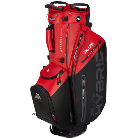 Big Max Dri Lite Hybrid Plus Waterproof Standbag, Rot / Schwarz