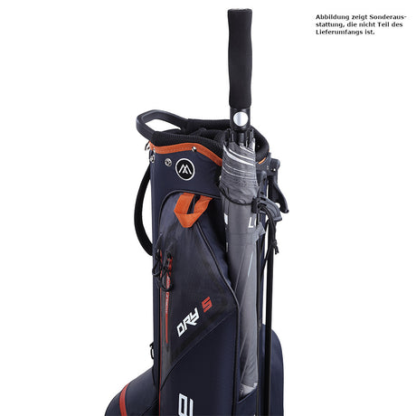 Big Max Dri Lite Seven G Waterproof Standbag, Dunkelblau / Braun