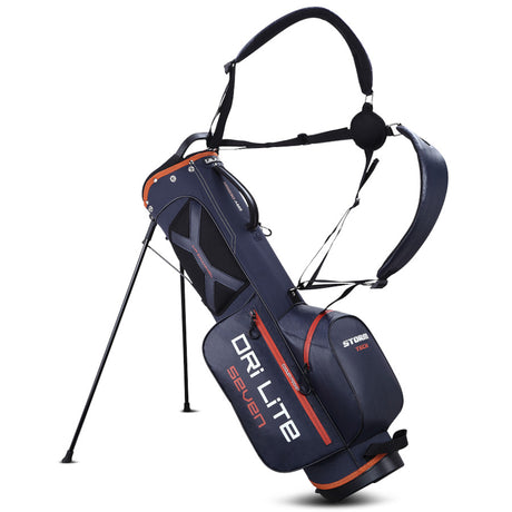 Big Max Dri Lite Seven G Waterproof Standbag, Dunkelblau / Braun