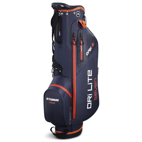 Big Max Dri Lite Seven G Waterproof Standbag, Dunkelblau / Braun