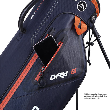 Big Max Dri Lite Seven G Waterproof Standbag, Dunkelblau / Braun