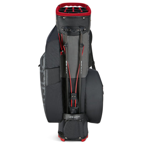 Big Max Aqua Hybrid 4 Waterproof Standbag, Black / Charcoal / Red