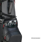 Big Max Aqua Hybrid 4 Waterproof Standbag, Black / Charcoal / Red