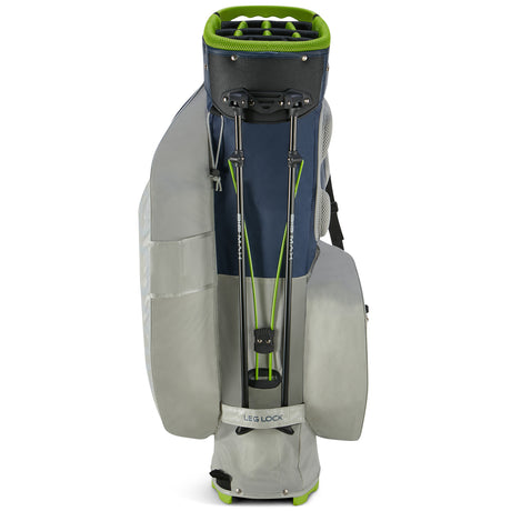 Big Max Aqua Hybrid 4 Waterproof Standbag, Navy / Grey / Lime