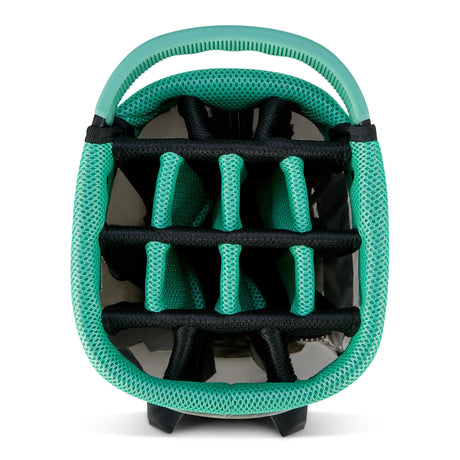 Big Max Aqua Hybrid 4 Waterproof Standbag, White / Grey / Mint