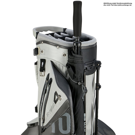 Big Max Aqua Hybrid 4 Waterproof Standbag, Grey / Silver