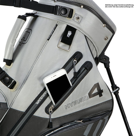 Big Max Aqua Hybrid 4 Waterproof Standbag, Grey / Silver