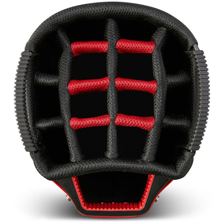 Big Max 2026 Aqua Sport 4 Waterproof Cartbag, Dunkelgrau / Schwarz / Rot