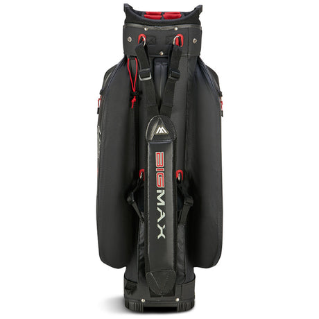 Big Max 2026 Aqua Sport 4 Waterproof Cartbag, Dunkelgrau / Schwarz / Rot