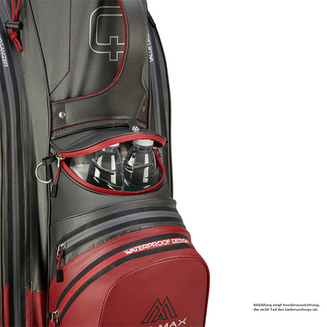 Big Max 2026 Aqua Sport 4 Waterproof Cartbag, Dunkelgrau / Merlot