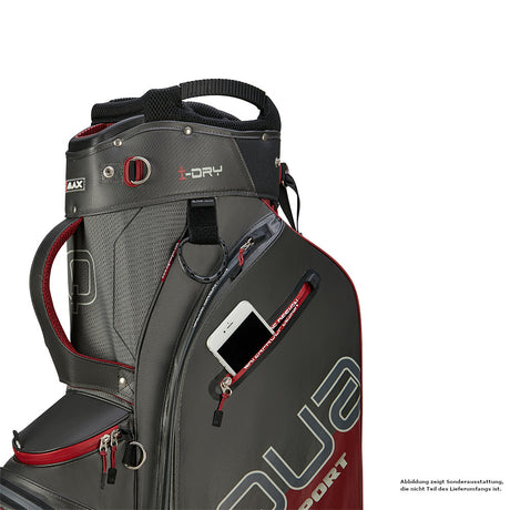 Big Max 2026 Aqua Sport 4 Waterproof Cartbag, Dunkelgrau / Merlot