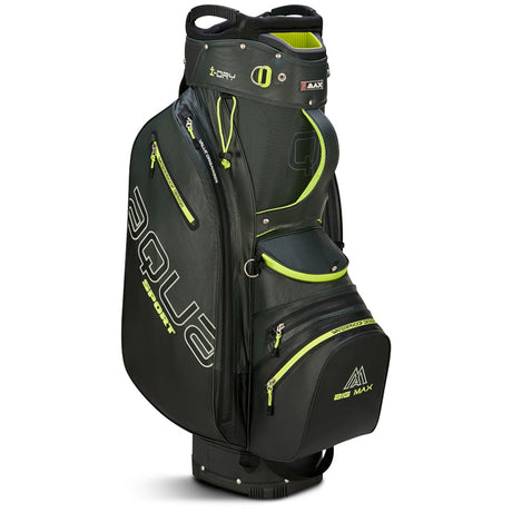 Big Max 2026 Aqua Sport 4 Waterproof Cartbag, Dunkelgrün / Schwarz / Lime