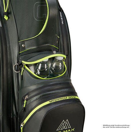 Big Max 2026 Aqua Sport 4 Waterproof Cartbag, Dunkelgrün / Schwarz / Lime