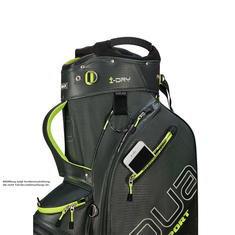 Big Max 2026 Aqua Sport 4 Waterproof Cartbag, Dunkelgrün / Schwarz / Lime