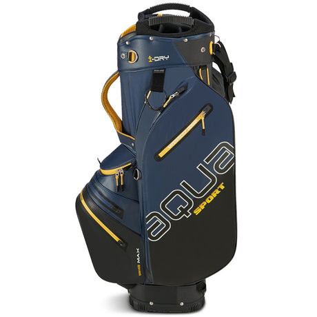 Big Max 2026 Aqua Sport 4 Waterproof Cartbag, Navy / Schwarz / Orange