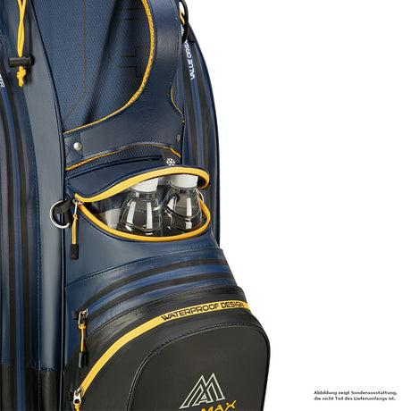 Big Max 2026 Aqua Sport 4 Waterproof Cartbag, Navy / Schwarz / Orange