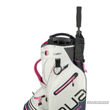 Big Max 2026 Aqua Sport 4 Waterproof Damen Cartbag, Offwhite / Stahlblau / Fuchsia
