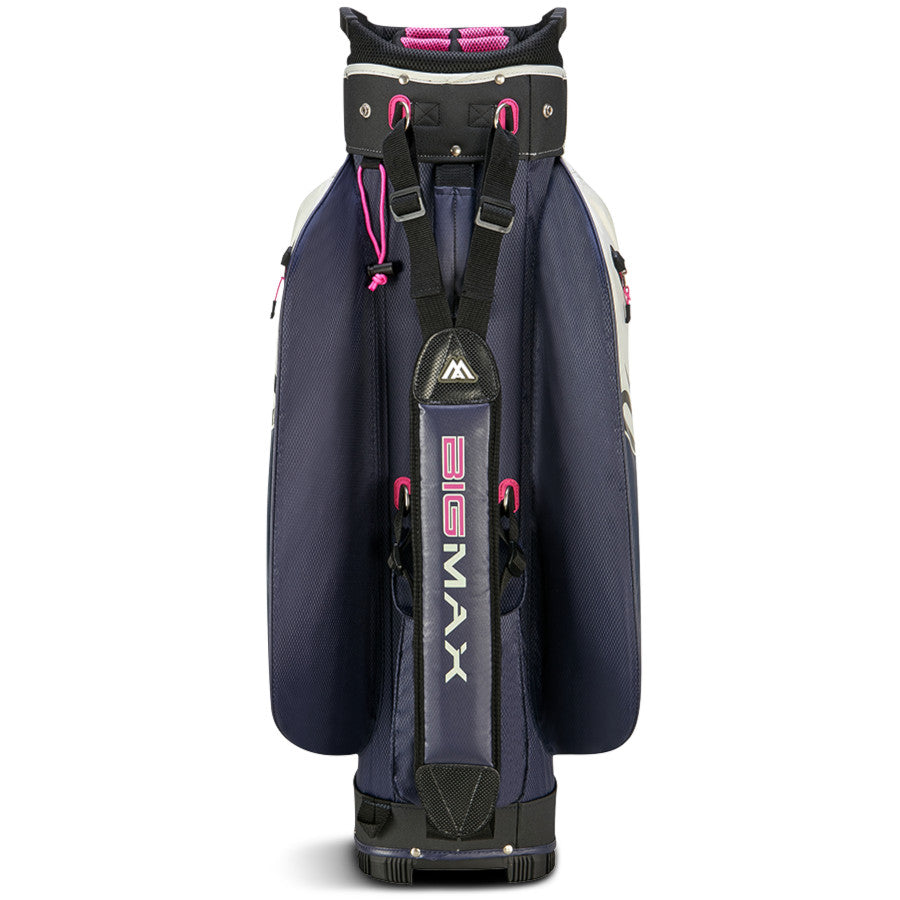 Big Max 2026 Aqua Sport 4 Waterproof Damen Cartbag, Offwhite / Stahlblau / Fuchsia