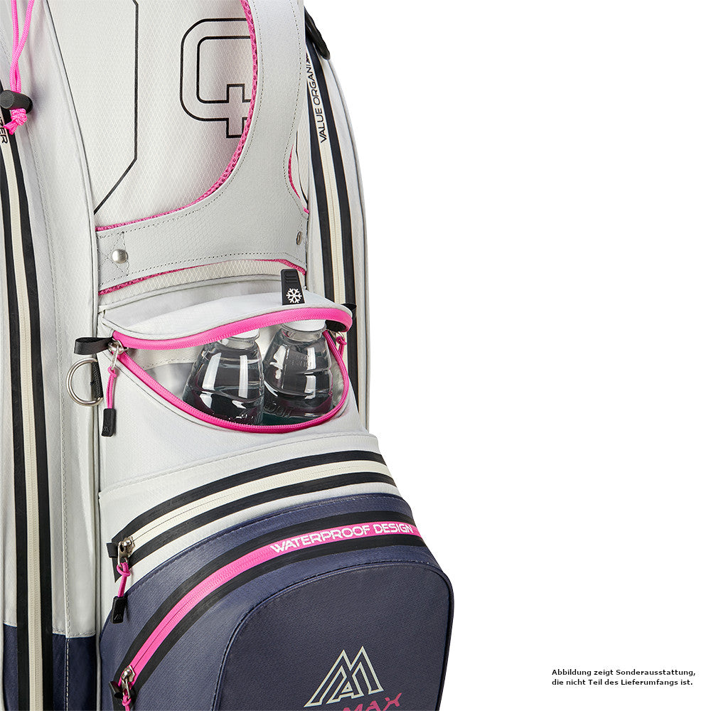 Big Max 2026 Aqua Sport 4 Waterproof Damen Cartbag, Offwhite / Stahlblau / Fuchsia