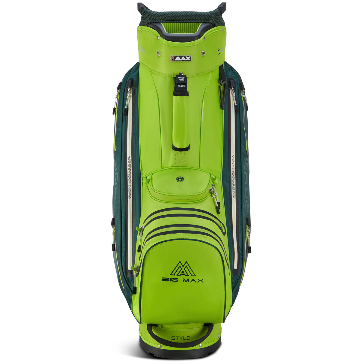 Big Max Aqua Style 4 Waterproof Cartbag, Grün