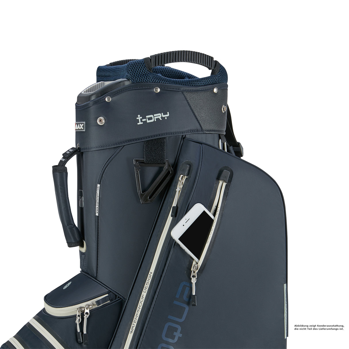 Big Max Aqua Style 4 Waterproof Cartbag, Navy