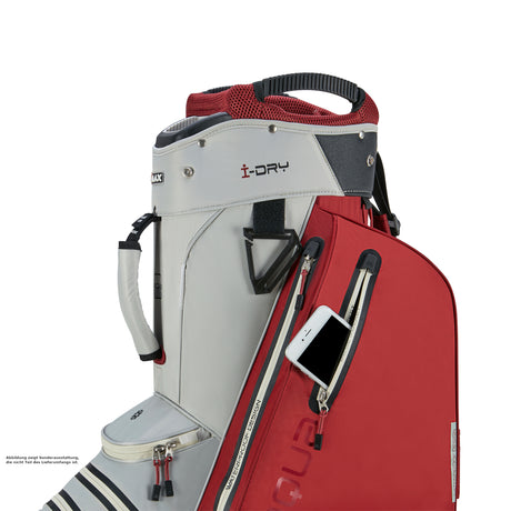Big Max Aqua Style 4 Waterproof Cartbag, Offwhite / Merlot