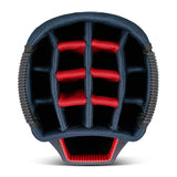 Big Max Aqua Style 4 Waterproof Cartbag, Weiß / Navy / Rot