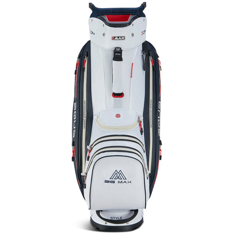 Big Max Aqua Style 4 Waterproof Cartbag, Weiß / Navy / Rot
