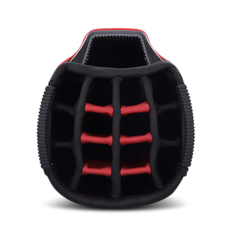 Big Max Terra Sport Cartbag / Golfbag, Schwarz / Rot - Golflaedchen.de