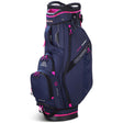 Big Max Terra Sport Damen Cartbag / Golfbag, Blau / Fuchsia - Golflaedchen.de