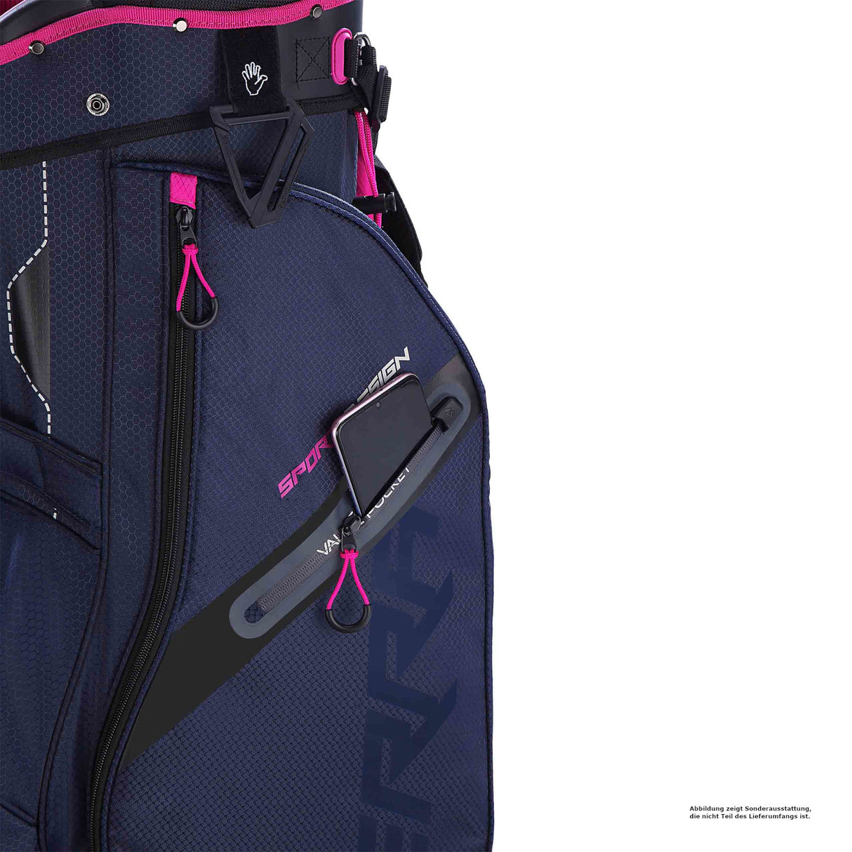 Big Max Terra Sport Damen Cartbag / Golfbag, Blau / Fuchsia - Golflaedchen.de