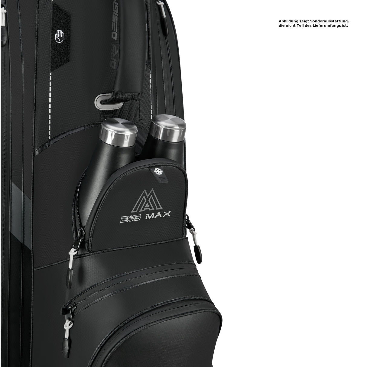 Big Max Dri Lite Sport 3 Waterproof Cartbag, Schwarz