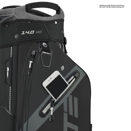 Big Max Dri Lite Sport 3 Waterproof Cartbag, Schwarz