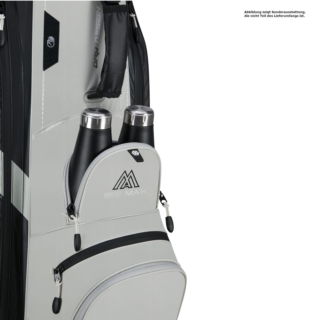 Big Max Dri Lite Sport 3 Waterproof Cartbag, Schwarz / Taupe