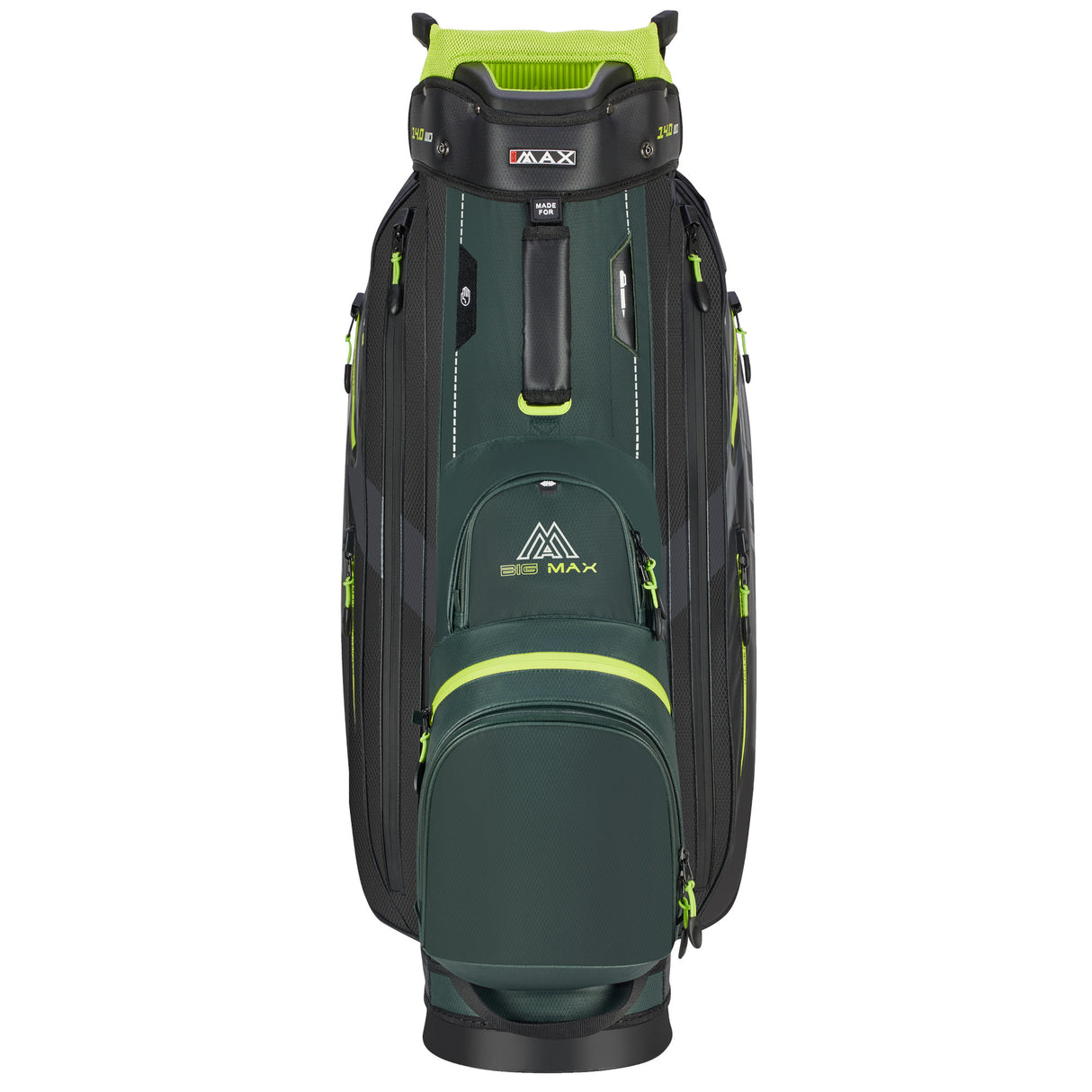 Big Max Dri Lite Sport 3 Waterproof Cartbag, Grün / Schwarz