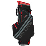 Big Max Dri Lite Hybrid Tour 2 Waterproof Standbag, Schwarz / Grau / Rot